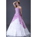 Grace Karin Long Strapless Roxo e Branco Borgonha Quinceanera Vestidos baratos CL2519